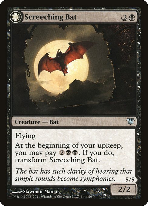Screeching Bat // Stalking Vampire [Foil]