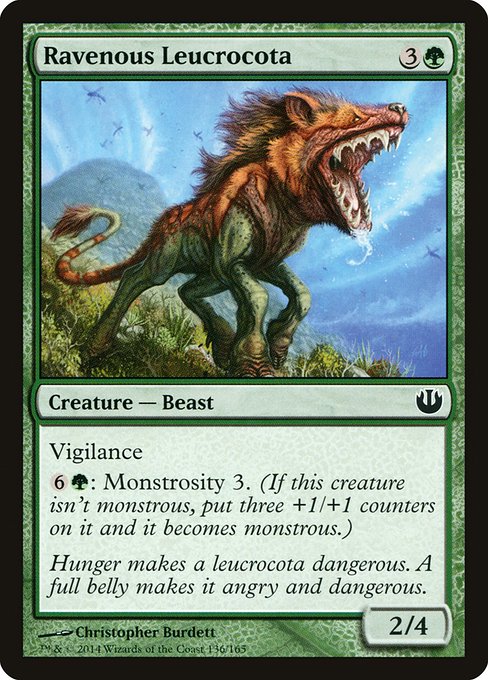 Ravenous Leucrocota [Foil]
