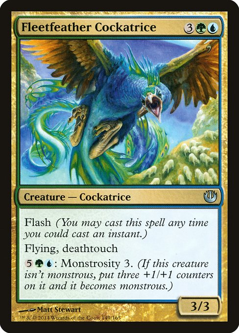 Fleetfeather Cockatrice [Foil]