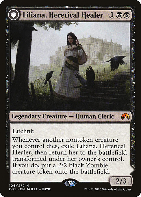 Liliana, Heretical Healer // Liliana, Defiant Necromancer [Foil]