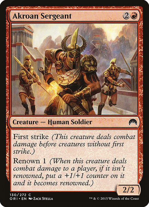 Akroan Sergeant [Foil]