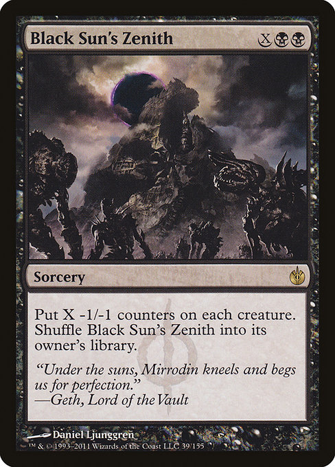 Black Sun's Zenith [Phyrexian]