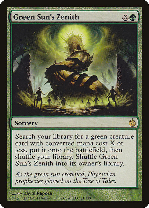 Green Sun's Zenith [Phyrexian]