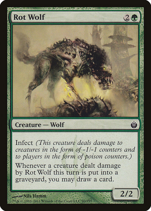 Rot Wolf [Phyrexian]