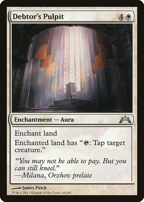 Debtor's Pulpit [Foil]