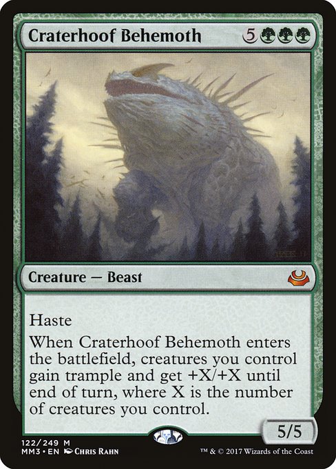 Craterhoof Behemoth [Foil]