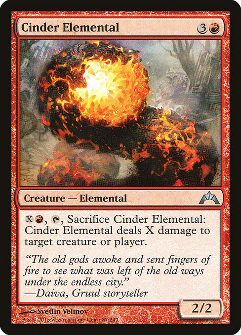 Cinder Elemental [Foil]