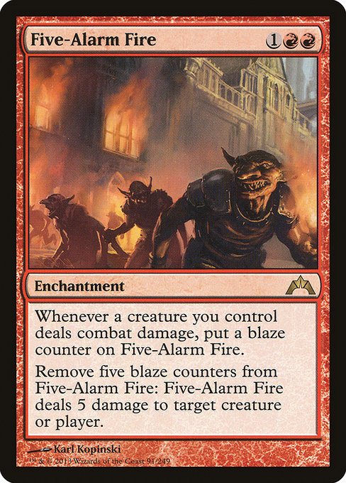 Five-Alarm Fire [Foil]
