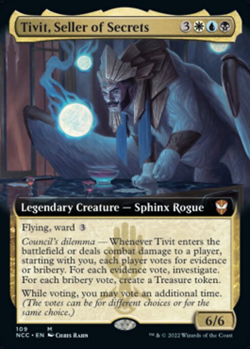 Tivit, Seller of Secrets [Extended Artwork Foil]
