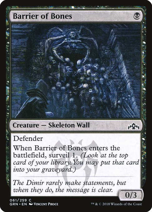 Barrier of Bones [Foil]