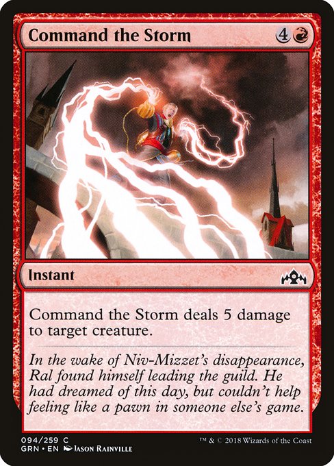 Command the Storm [Foil]