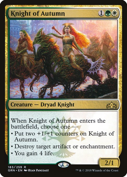 Knight of Autumn [Foil]