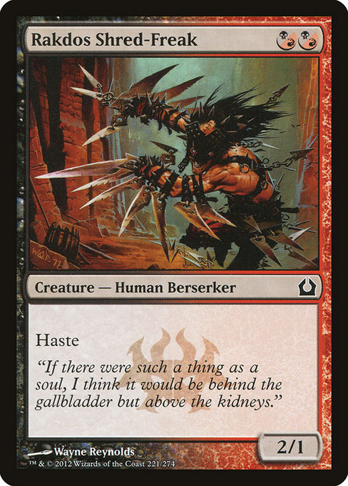 Rakdos Shred-Freak [Foil]