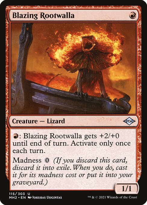 Blazing Rootwalla [Foil]