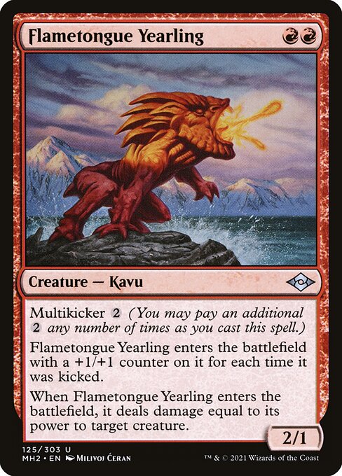 Flametongue Yearling [Foil]