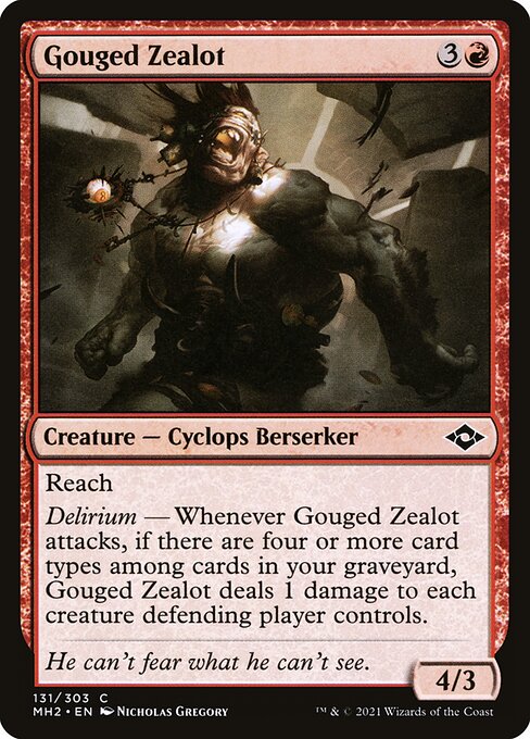 Gouged Zealot [Foil]
