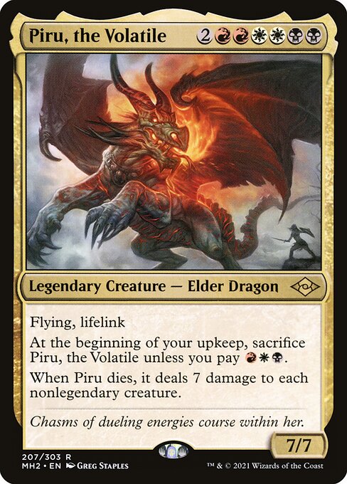 Piru, the Volatile [Foil]