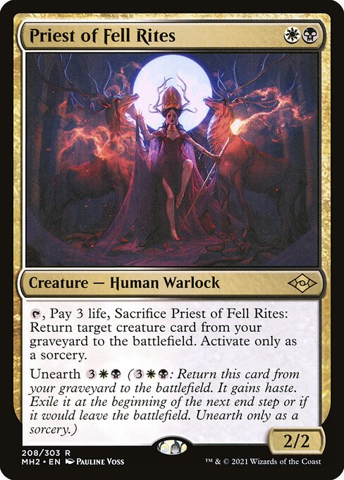 Priest of Fell Rites [Foil]