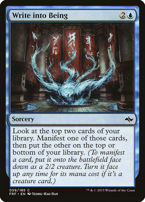 Write into Being [Foil]