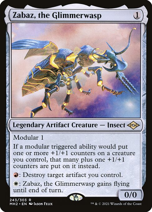 Zabaz, the Glimmerwasp [Foil]