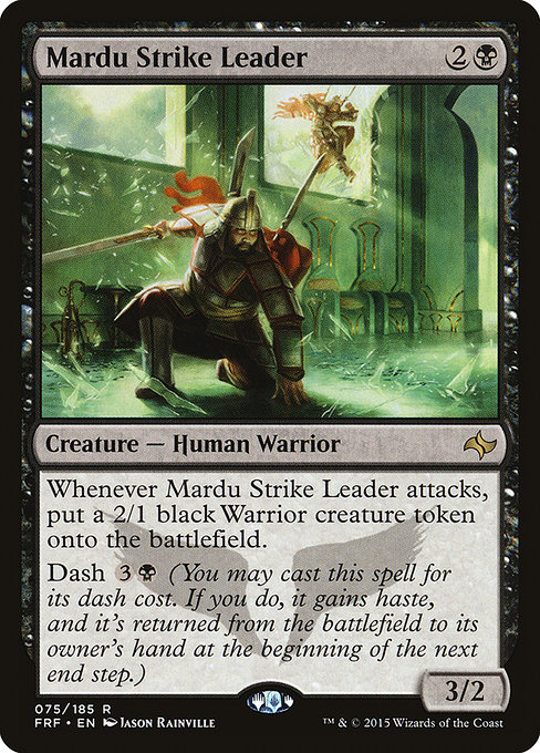 Mardu Strike Leader [Foil]