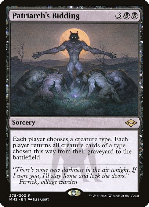 Patriarch's Bidding [Foil]