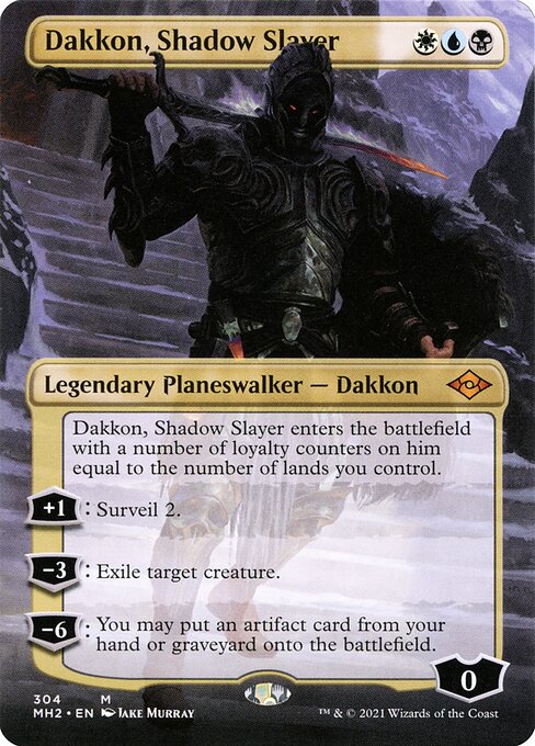 Dakkon, Shadow Slayer [Borderless Foil]