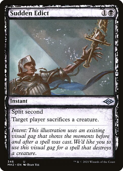 Sudden Edict [Showcase Foil]