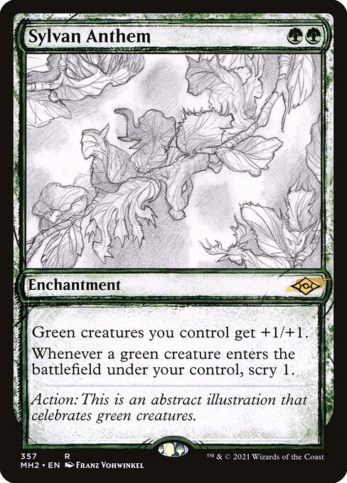 Sylvan Anthem [Showcase Foil]
