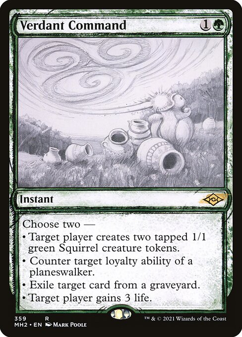 Verdant Command [Showcase Foil]