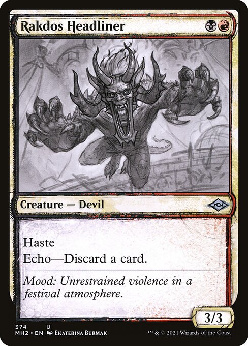 Rakdos Headliner [Showcase Foil]
