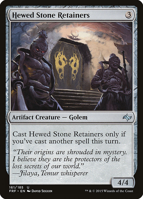 Hewed Stone Retainers [Foil]