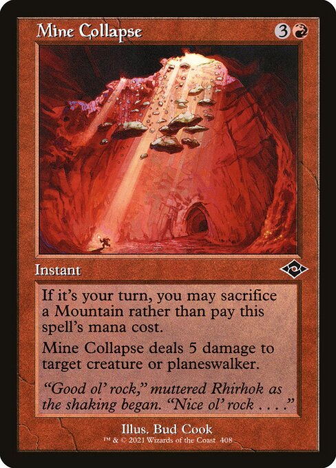 Mine Collapse [Retro Frame]