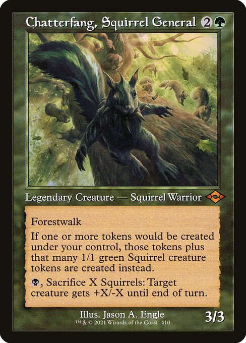 Chatterfang, Squirrel General [Retro Frame Foil]