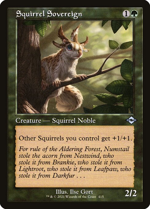 Squirrel Sovereign [Retro Frame Foil]
