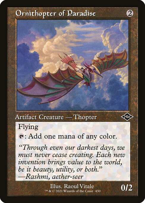 Ornithopter of Paradise [Retro Frame Foil]