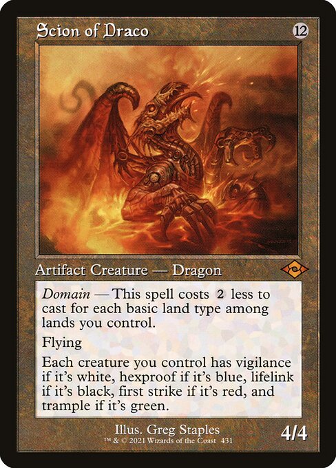 Scion of Draco [Retro Frame Foil]