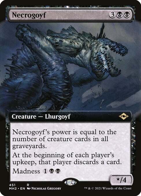 Necrogoyf [Extended Artwork Foil]