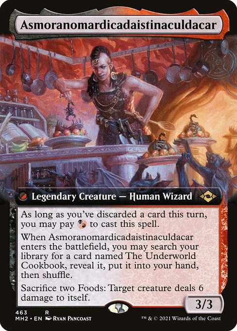 Asmoranomardicadaistinaculdacar [Extended Artwork Foil]