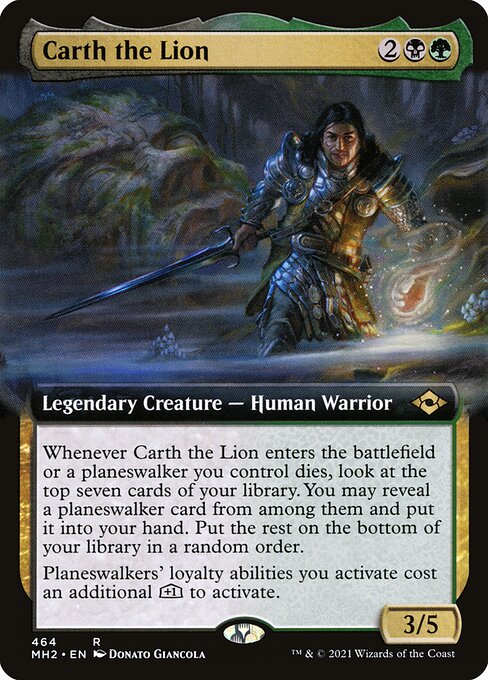 Carth the Lion [Extended Artwork Foil]