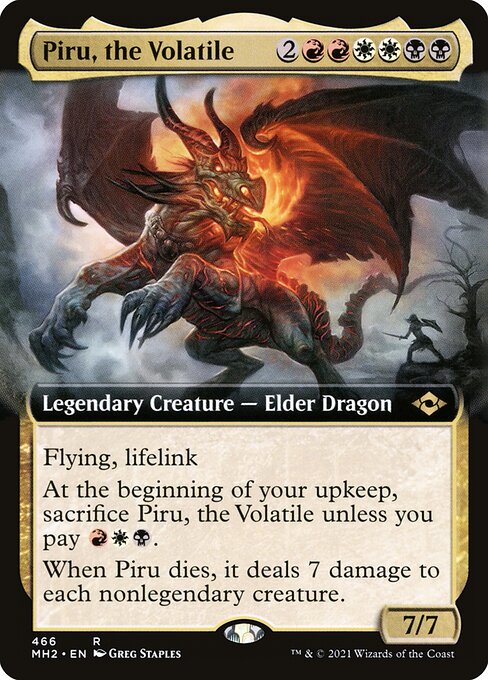 Piru, the Volatile [Extended Artwork Foil]