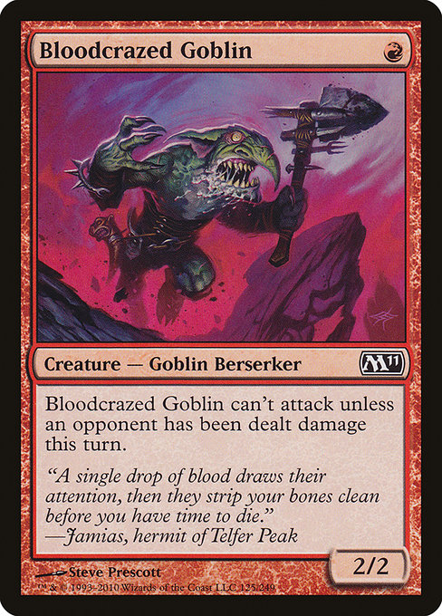 Bloodcrazed Goblin [Foil]