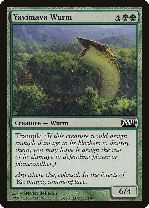 Yavimaya Wurm [Foil]