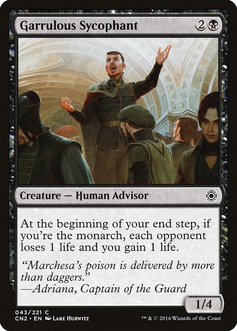 Garrulous Sycophant [Foil]
