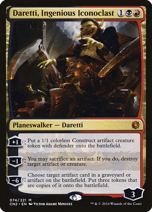 Daretti, Ingenious Iconoclast [Foil]