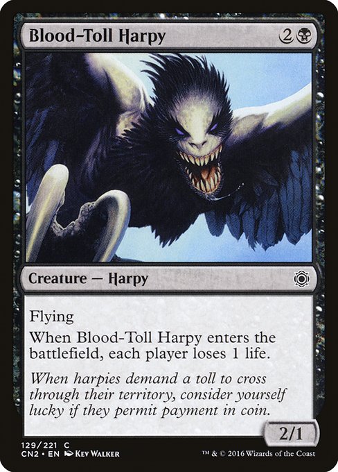 Blood-Toll Harpy [Foil]