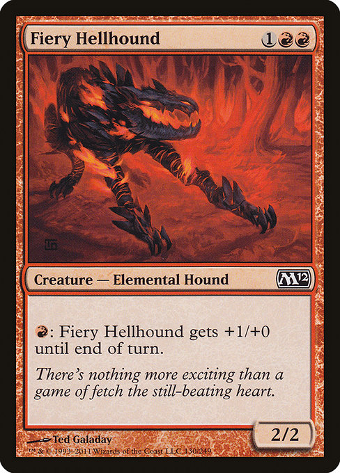 Fiery Hellhound [Foil]