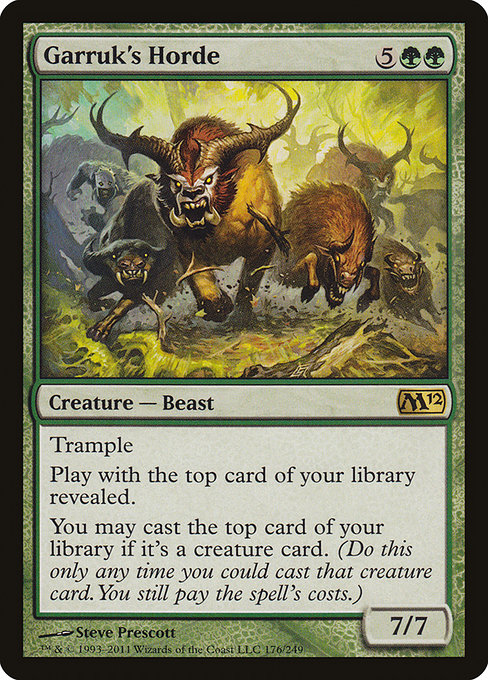 Garruk's Horde [Foil]