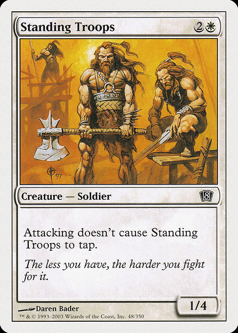 Standing Troops [Foil]
