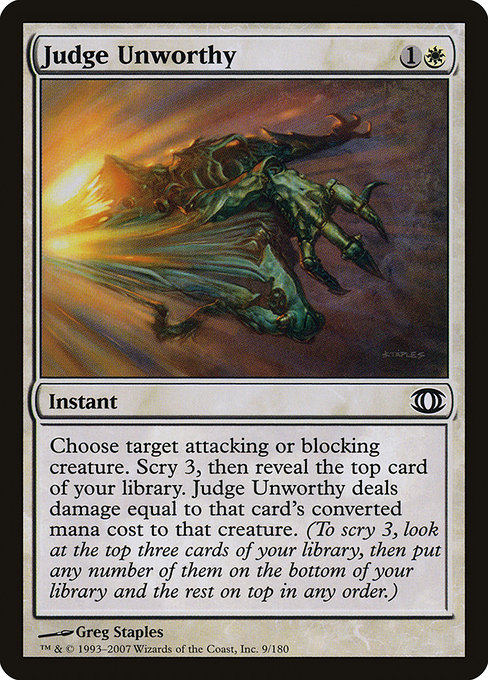 Judge Unworthy [Foil]